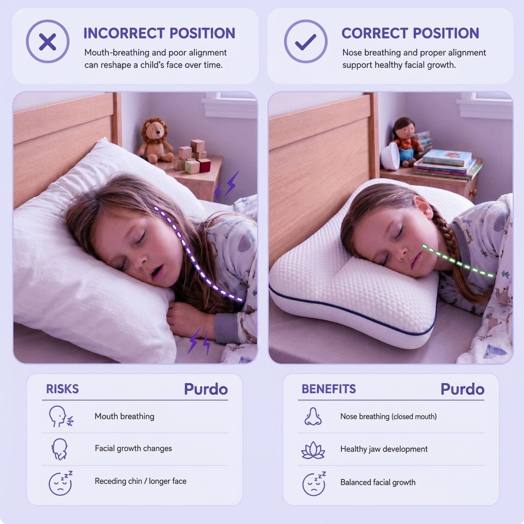Purdo Kids Posture Pillow